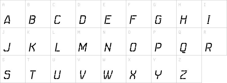 Uppercase characters