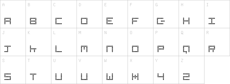 Uppercase characters