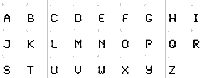 Uppercase characters