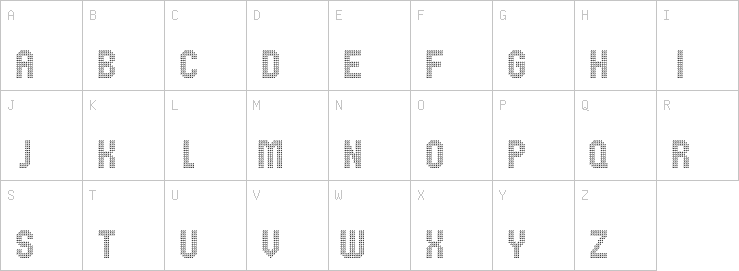 Uppercase characters