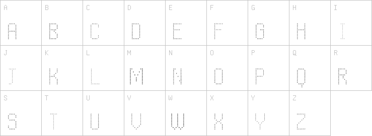Uppercase characters