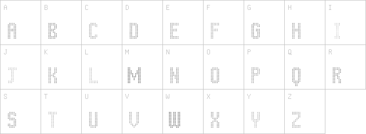 Uppercase characters
