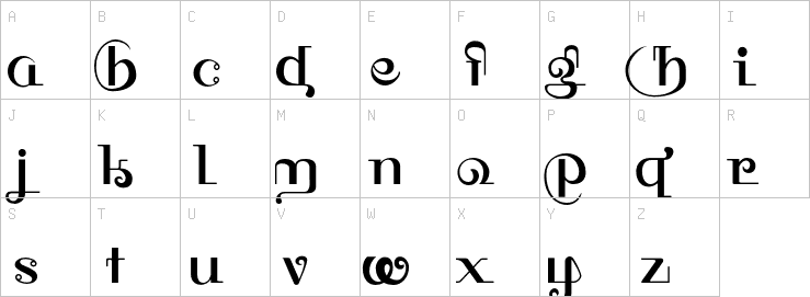 Uppercase characters