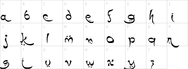 Uppercase characters