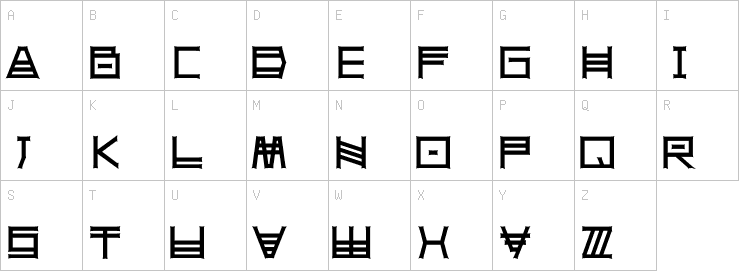 Uppercase characters