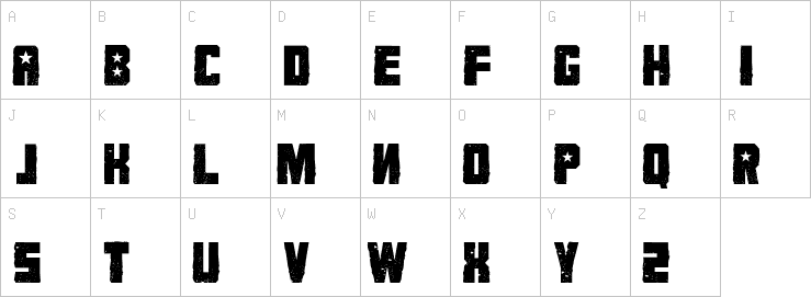 Uppercase characters
