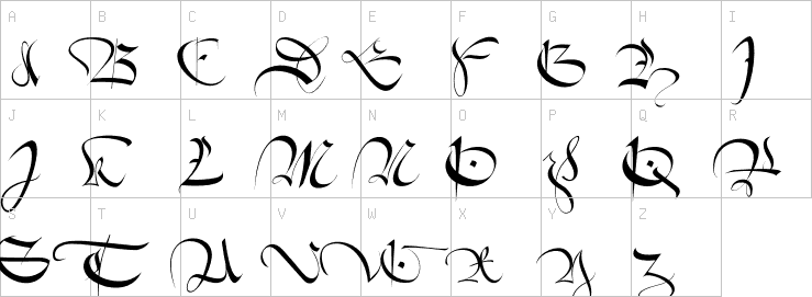 Uppercase characters