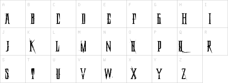 Uppercase characters