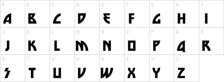 Uppercase characters