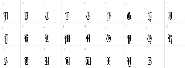 Uppercase characters