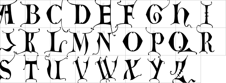 Uppercase characters