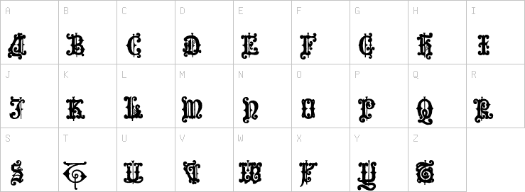 Uppercase characters
