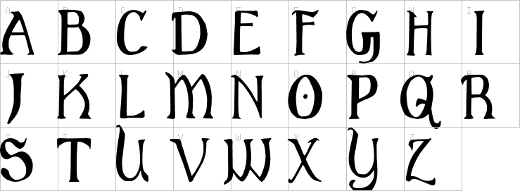 Uppercase characters