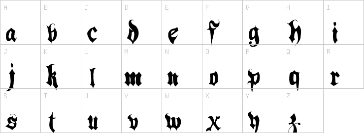 Uppercase characters