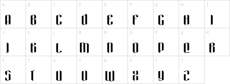 Uppercase characters