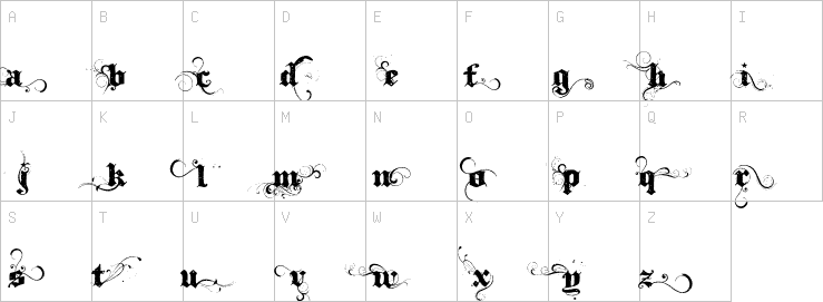 Uppercase characters