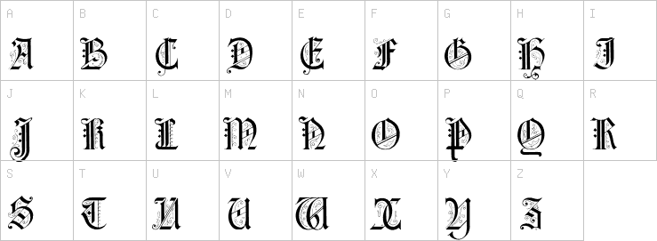 Uppercase characters