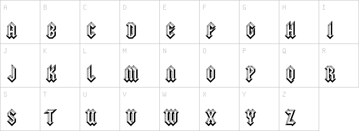 Uppercase characters