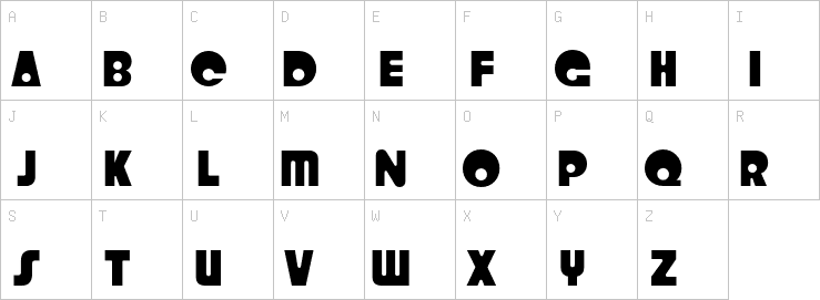 Uppercase characters