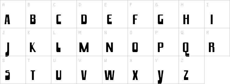 Uppercase characters