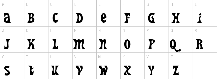 Uppercase characters