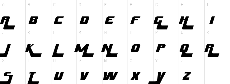Uppercase characters