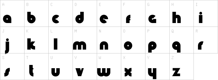 Uppercase characters