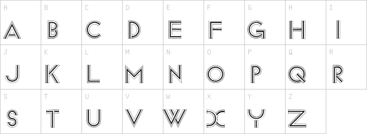 Uppercase characters