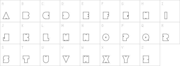 Uppercase characters