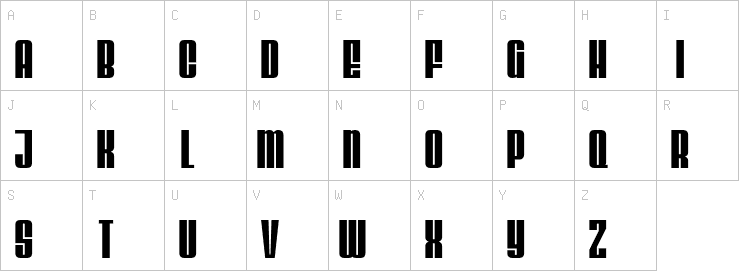 Uppercase characters