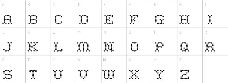 Uppercase characters
