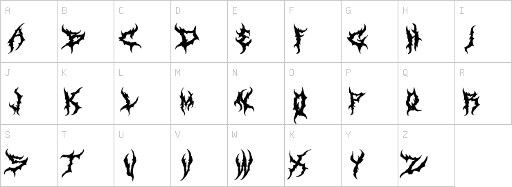 Uppercase characters
