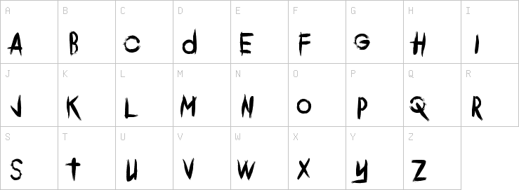 Uppercase characters