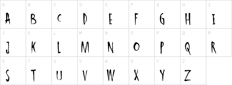Uppercase characters
