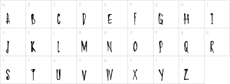 Uppercase characters