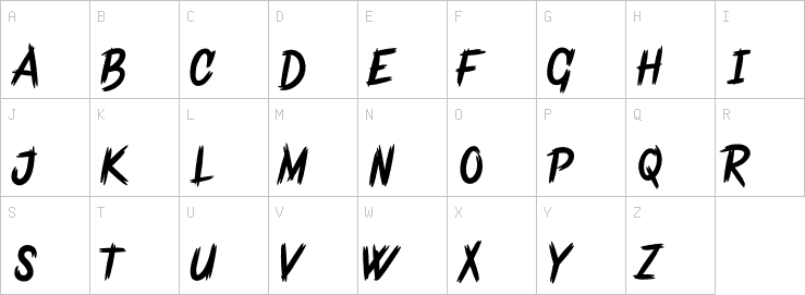 Uppercase characters