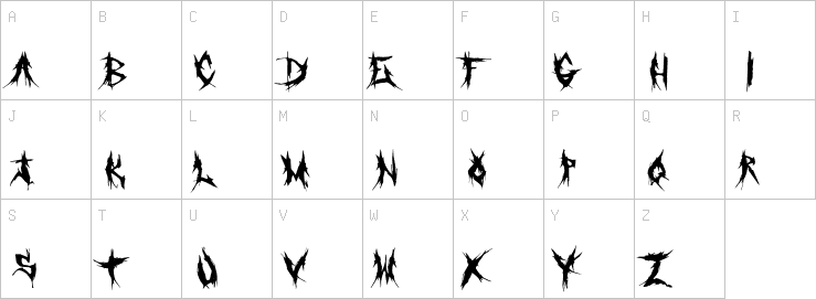 Uppercase characters