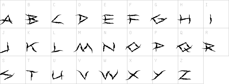 Uppercase characters