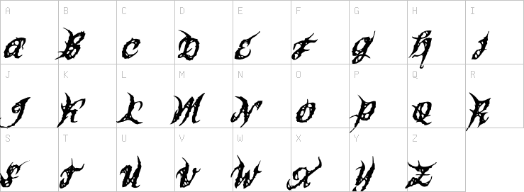Uppercase characters