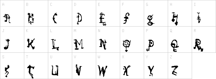 Uppercase characters