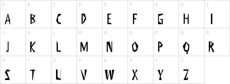 Uppercase characters