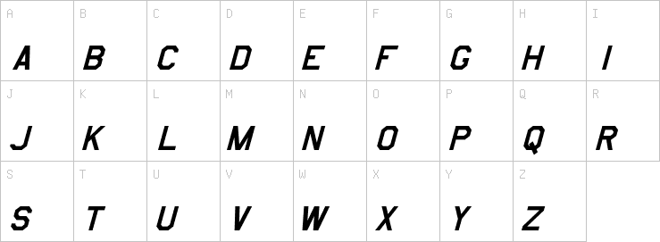Uppercase characters