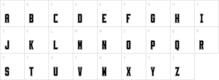 Uppercase characters