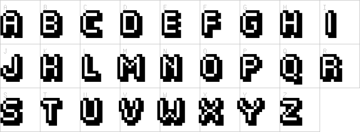 Uppercase characters