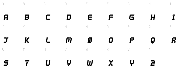 Uppercase characters