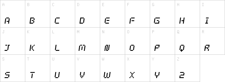 Uppercase characters