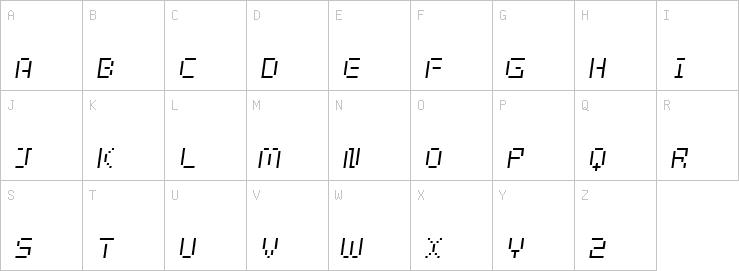 Uppercase characters