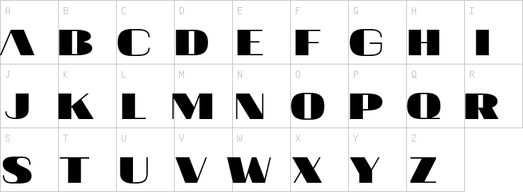 Uppercase characters
