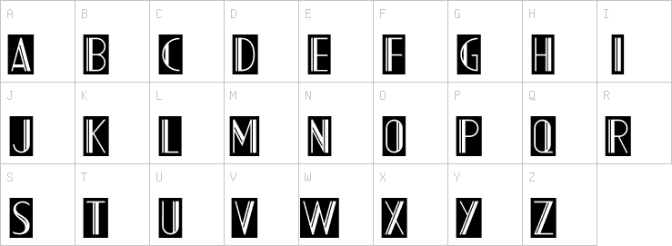 Uppercase characters