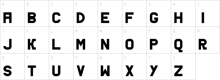 Uppercase characters